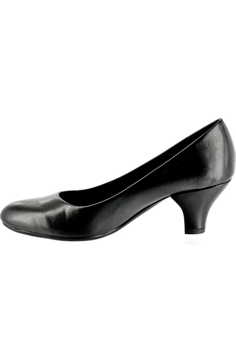 EASY STREET Fabulous Almond Toe Pump - Multiple Widths Available, Alternate, color, Black Croco