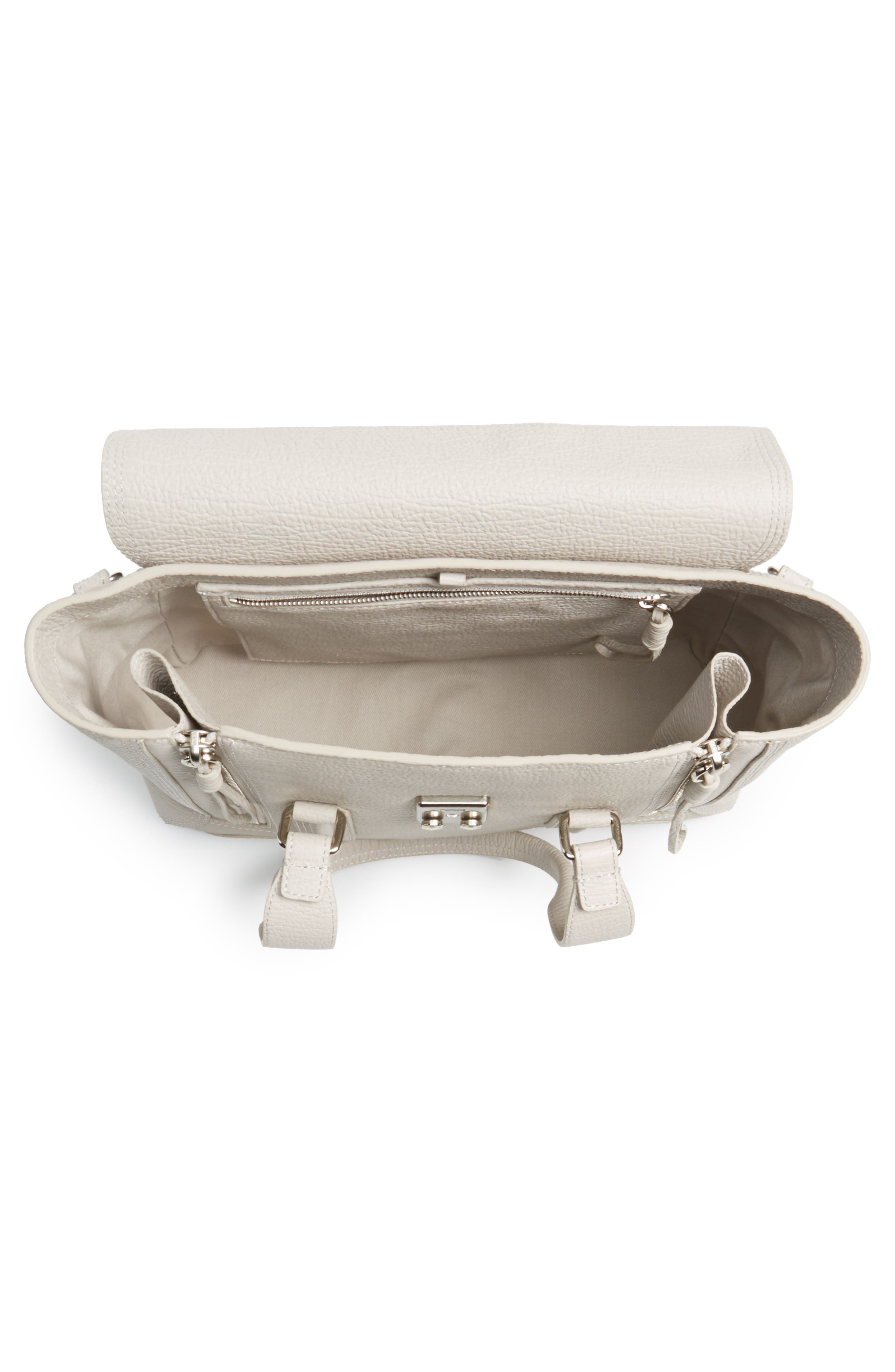 'Medium Pashli' Leather Satchel, Alternate, color, FEATHER/ FEATHER