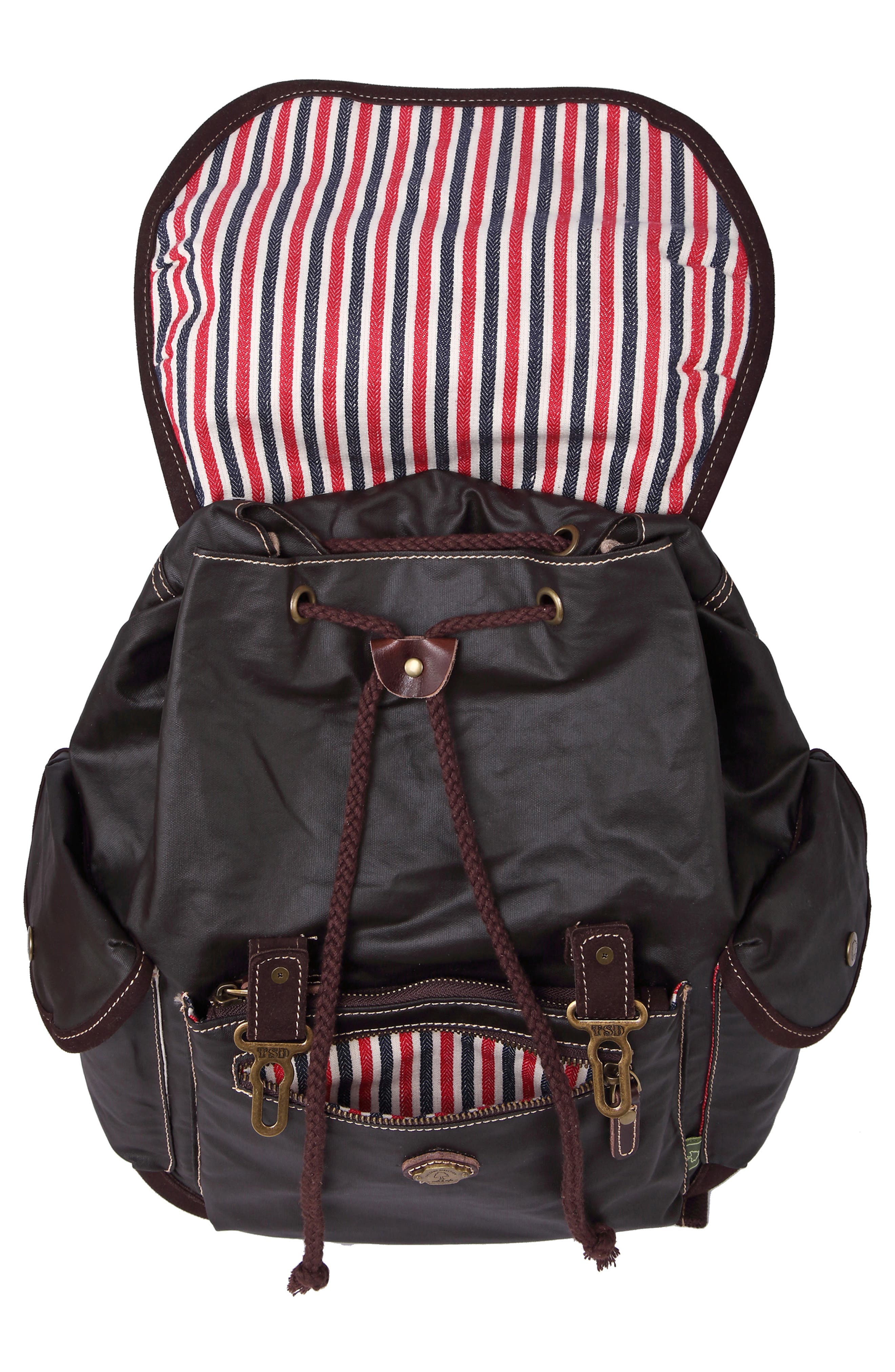 THE SAME DIRECTION Dolphin Studded Backpack, Alternate, color, 