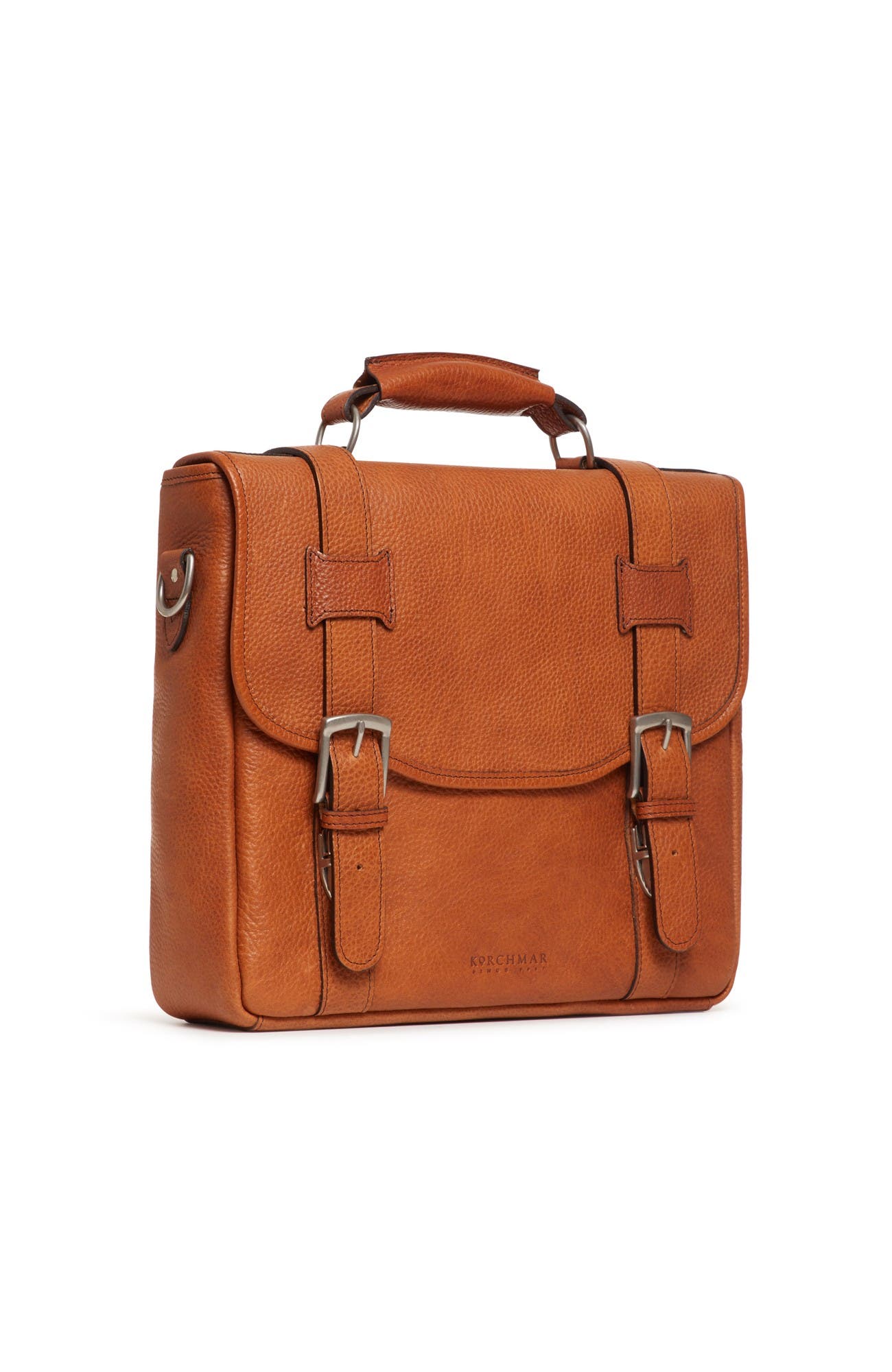 Parker Leather Messenger & Wine Carrier, Alternate, color, Pebbled Tan