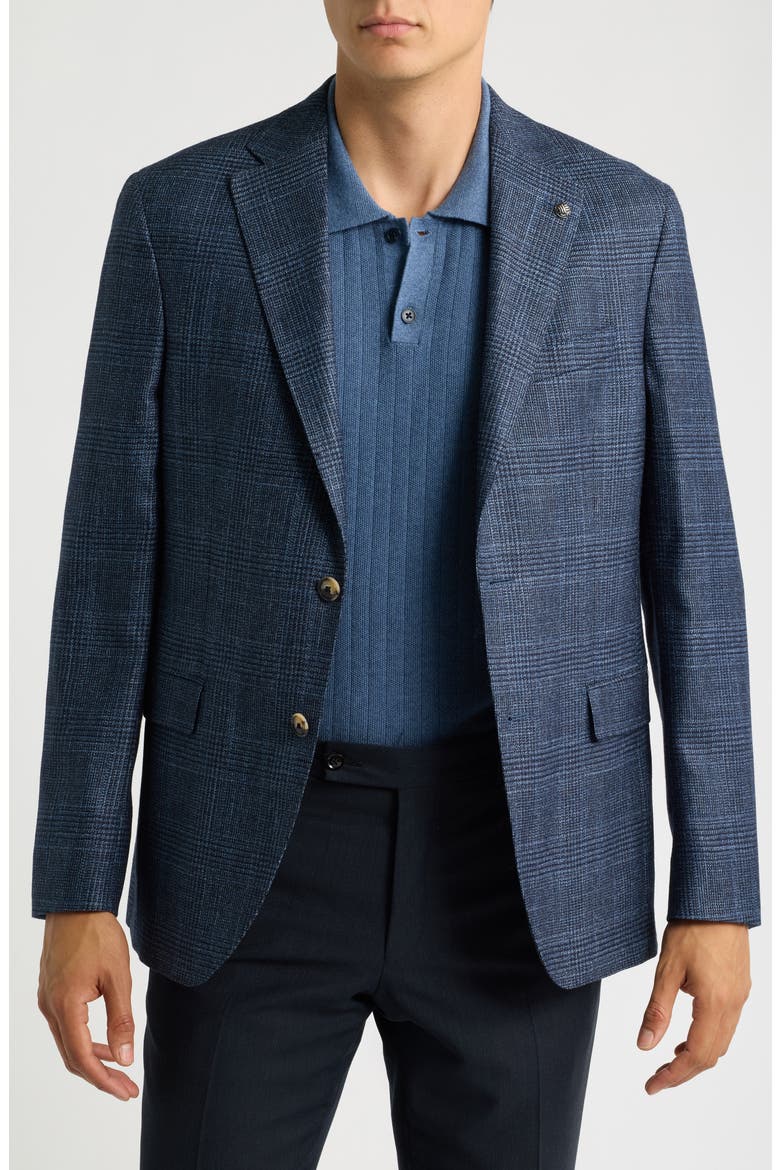 McAllen Wool, Silk & Cashmere Sport Coat, Alternate, color, BLUE
