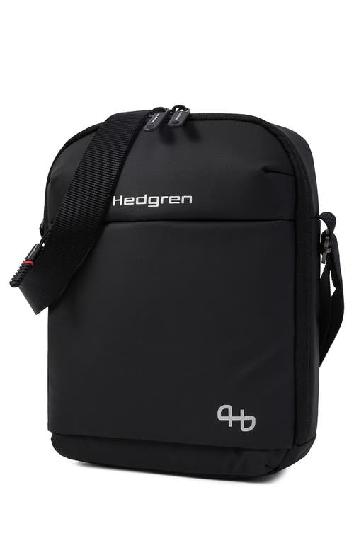 Hedgren Walk Rfid Water Repellent Crossbody Bag In Black