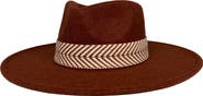 MARCUS ADLER Wide Brim Felt Panama Hat