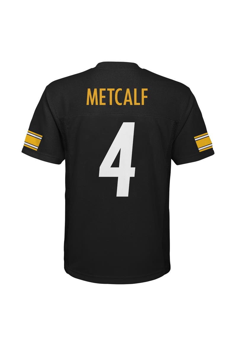 Youth DK Metcalf Black Pittsburgh Steelers Replica Jersey, Alternate, color, Black
