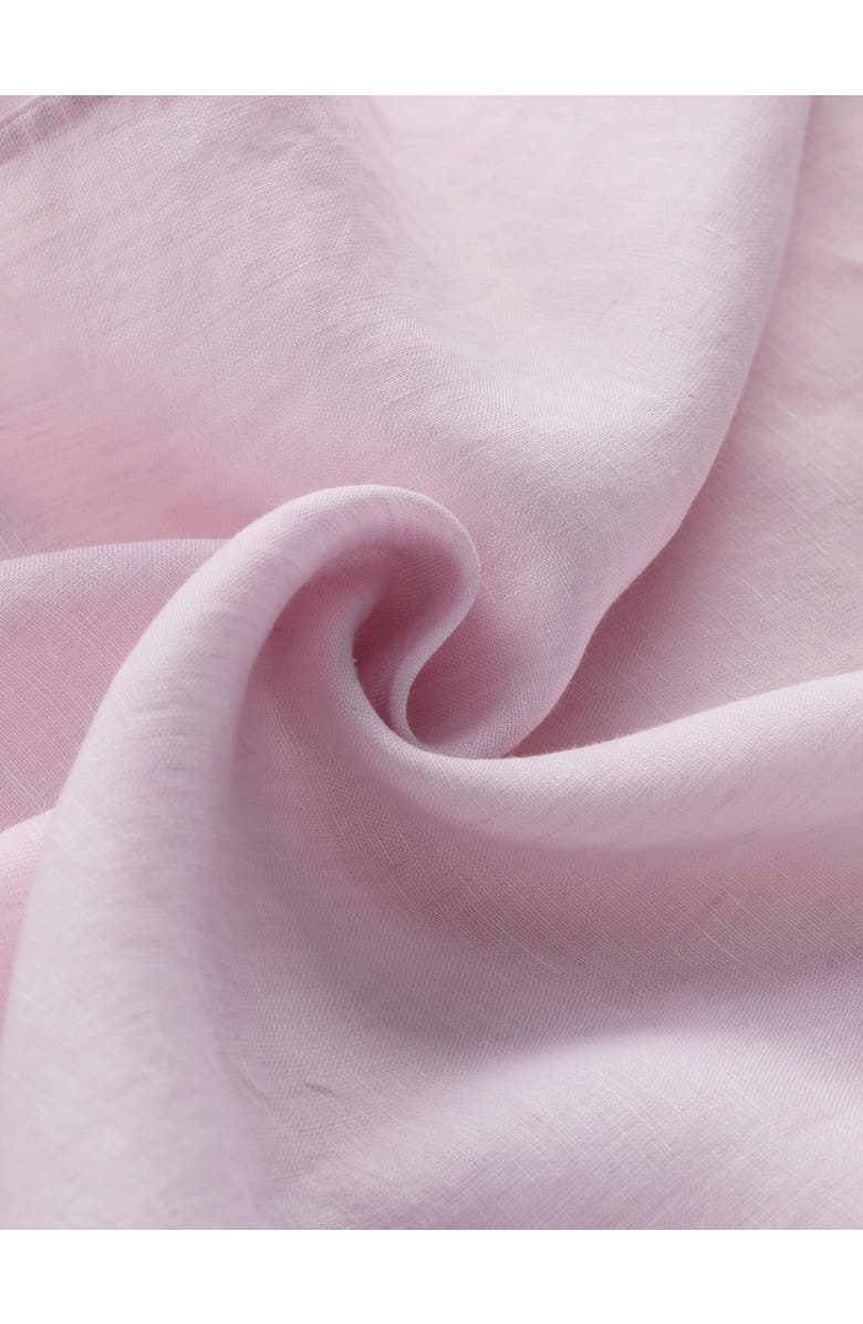 Brooks Brothers Big & Tall Solid Linen Sport Shirt, Alternate, color, Pink Solid