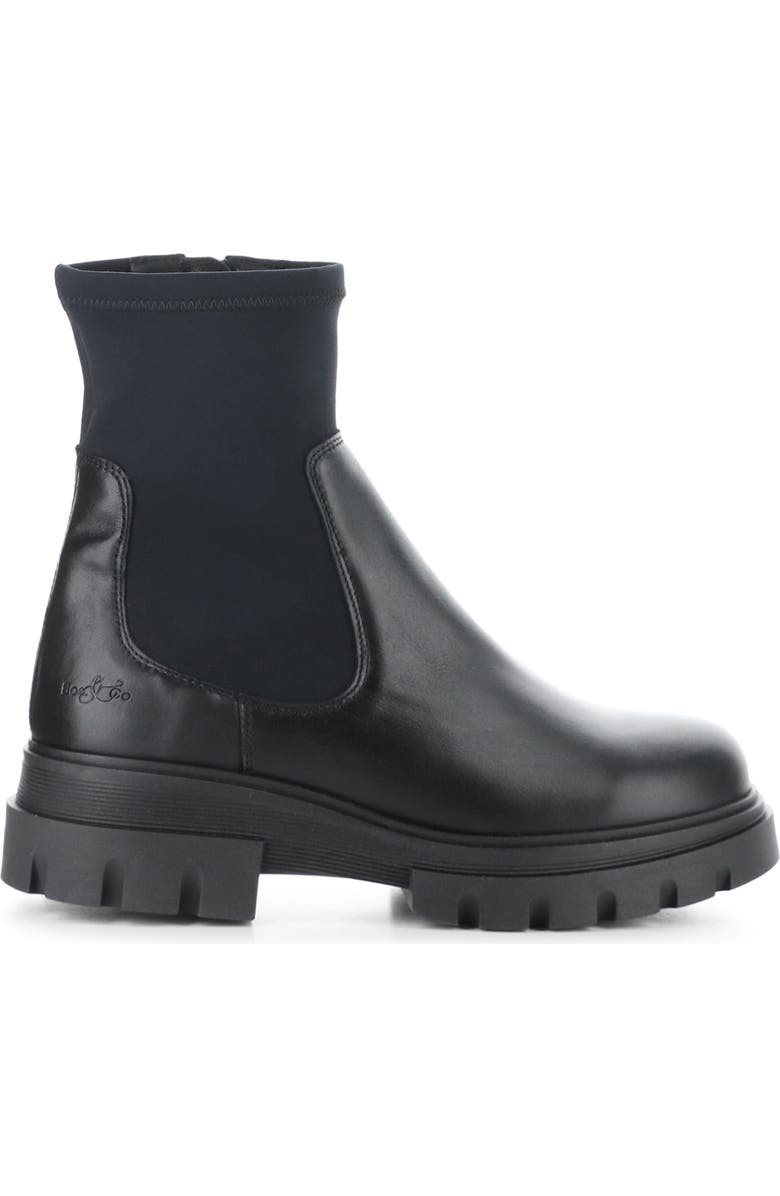 Bos. & Co. Five Waterproof Chelsea Boot, Alternate, color, Black Feel/Lycra