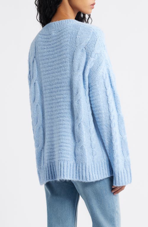 Bp. Oversize Cozy Cable Sweater In Multi