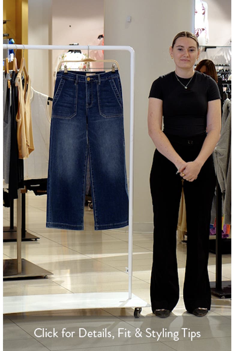 Meg High Rise Wide Leg Jeans video