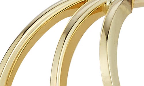 Ember Fine Jewelry 14k Gold Triple Ring Hoop Earrings In Gold