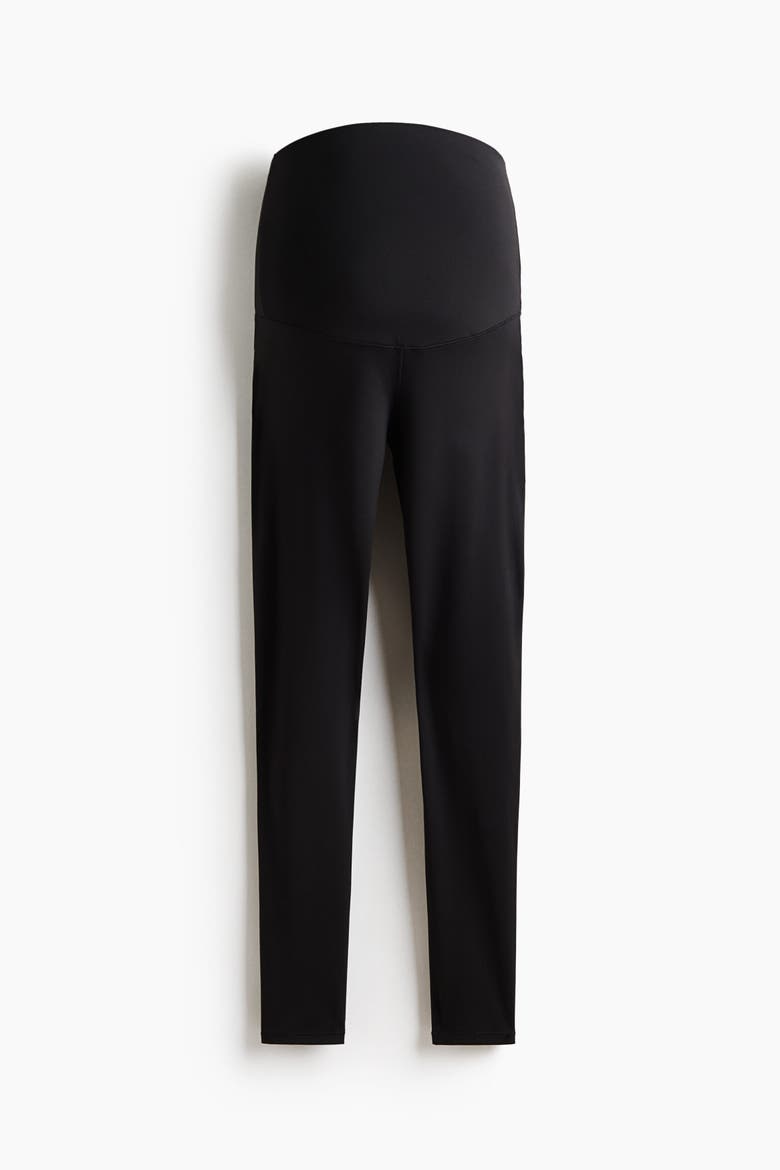 Mama Before & After Sports Leggings, Alternate, color, Black
