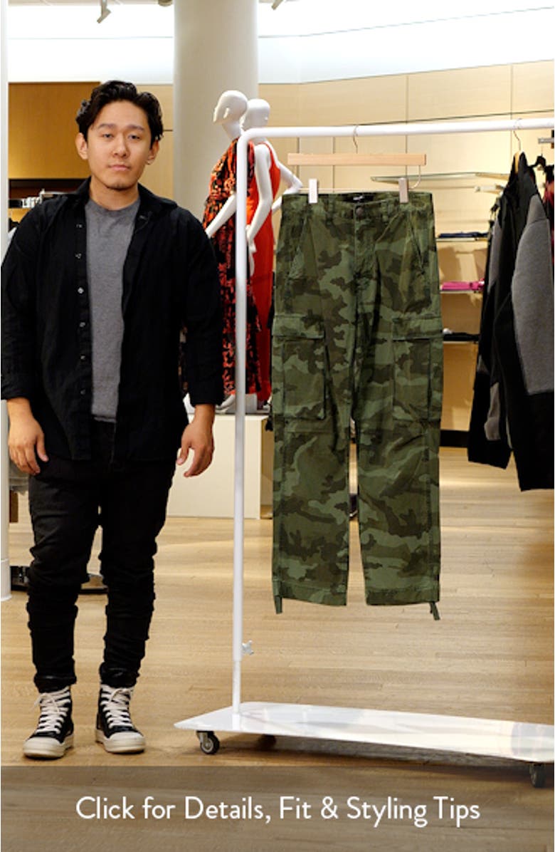Fugitive Camo Stretch Cotton Cargo Pants, sales video thumbnail