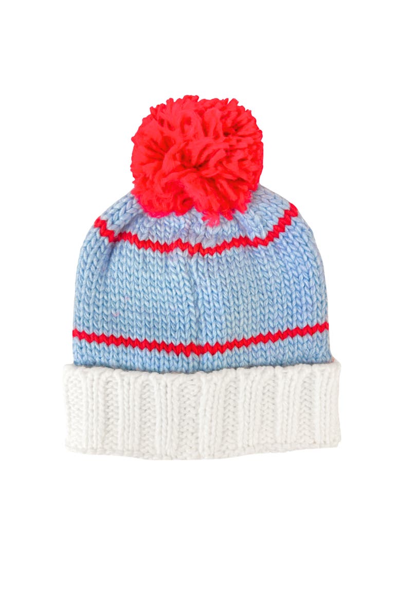 Bits & Bows Ole Miss Bobble Hat, Alternate, color, Blue