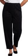 Lands' End Plus Size Corduroy High Rise Pull On Utility Barrel Leg Pants