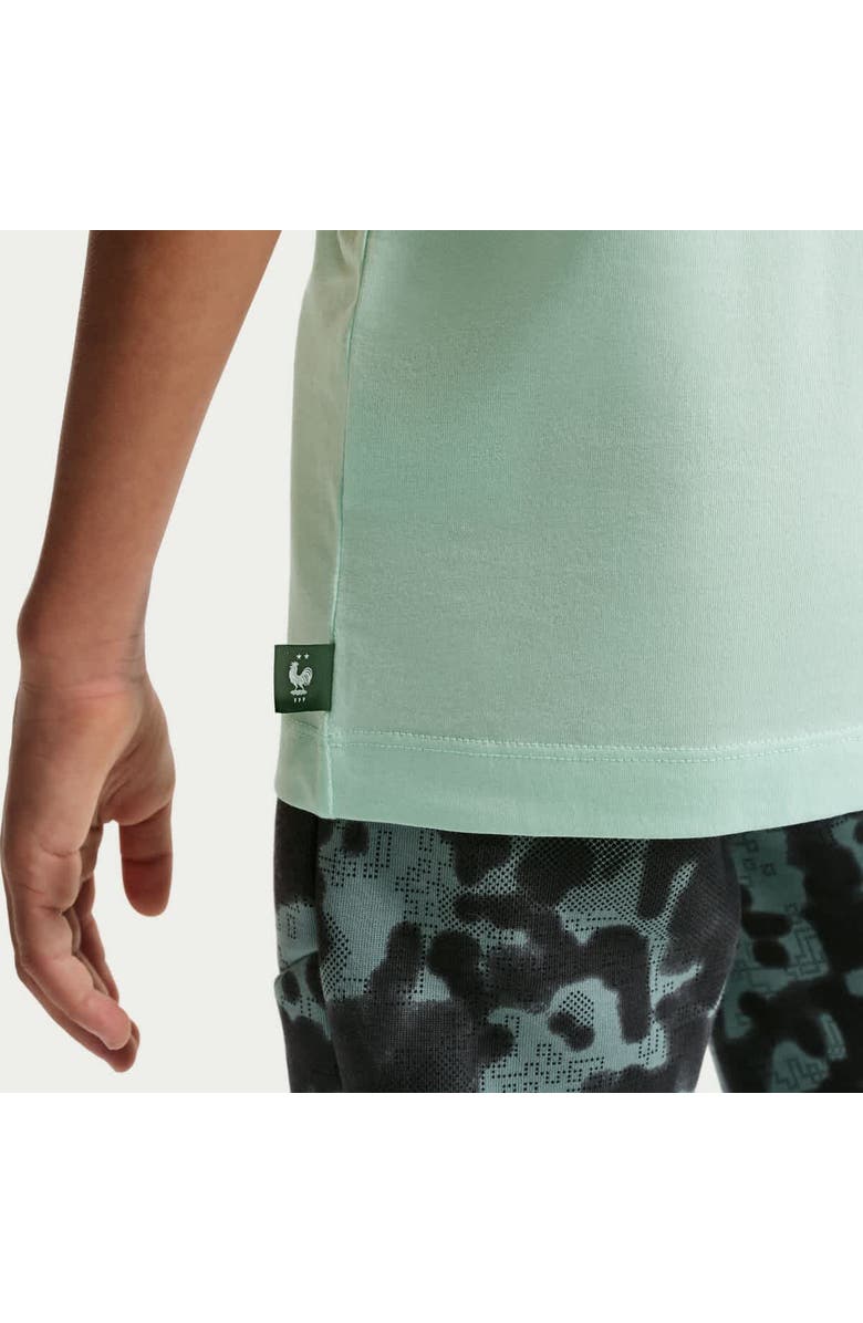 Nike Youth Nike Green France National Team Wordmark T-Shirt, Alternate, color, Green