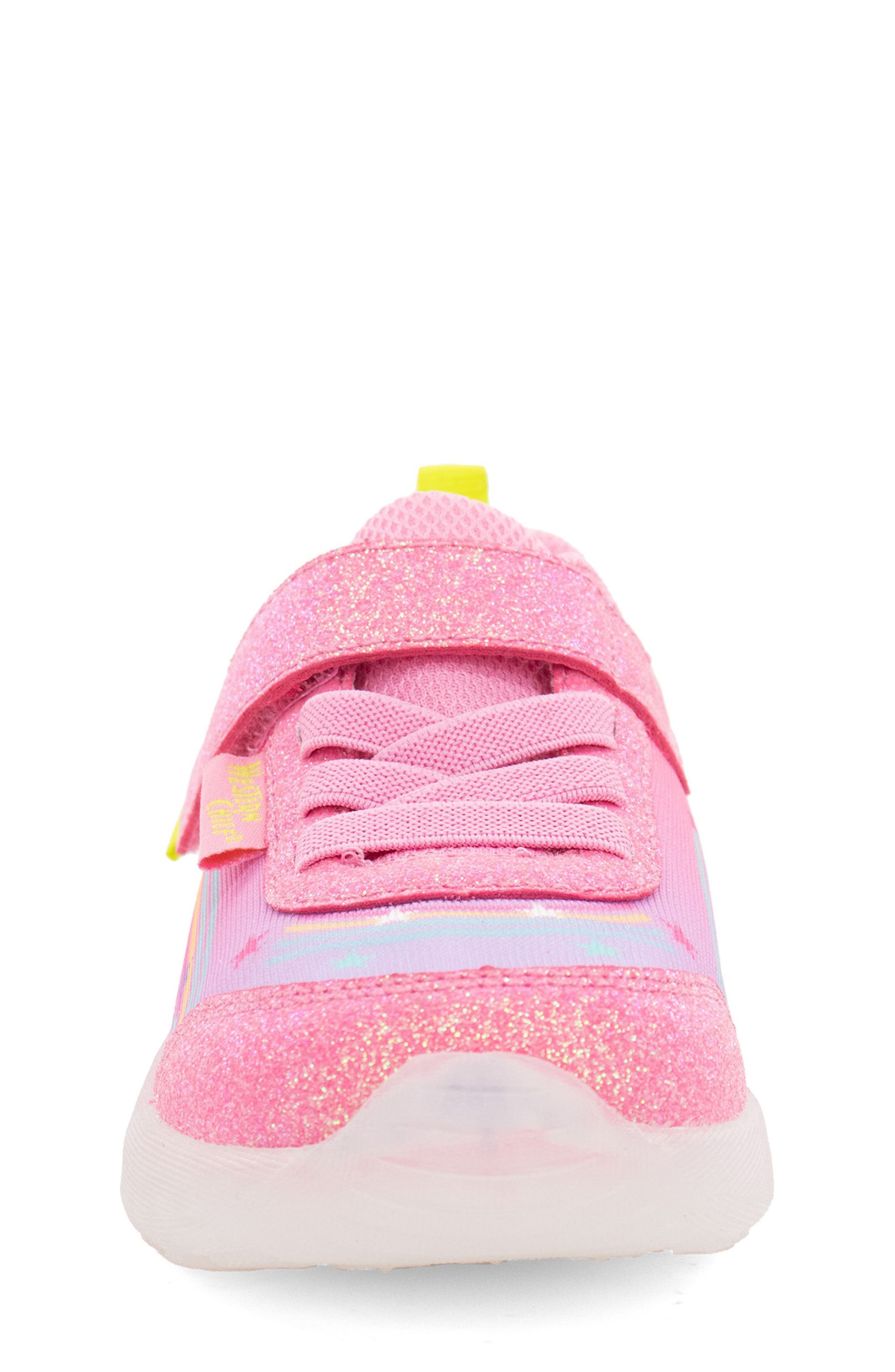 Western Chief Flash Feet Light-Up Sneaker, Alternate, color, Pink