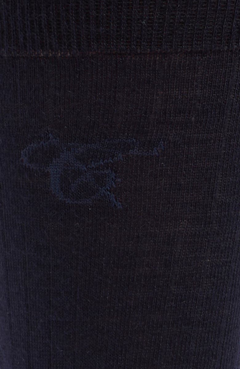 Canali Solid Cotton Dress Socks, Alternate, color, 