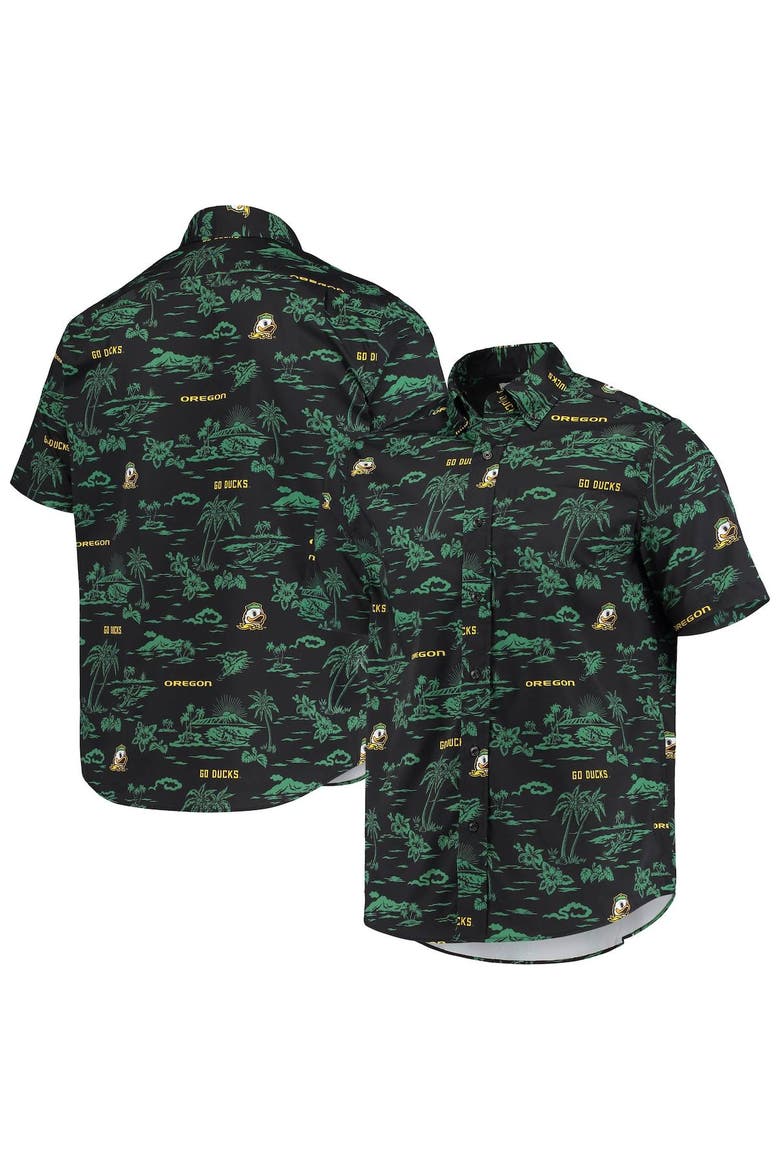Men's Reyn Spooner Black Oregon Ducks Classic Button-Down Shirt, Main, color, Black