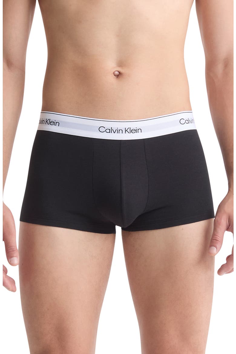 Icon 3-Pack Stretch Cotton Boxer Briefs, Main, color, BLACK/ BLACK