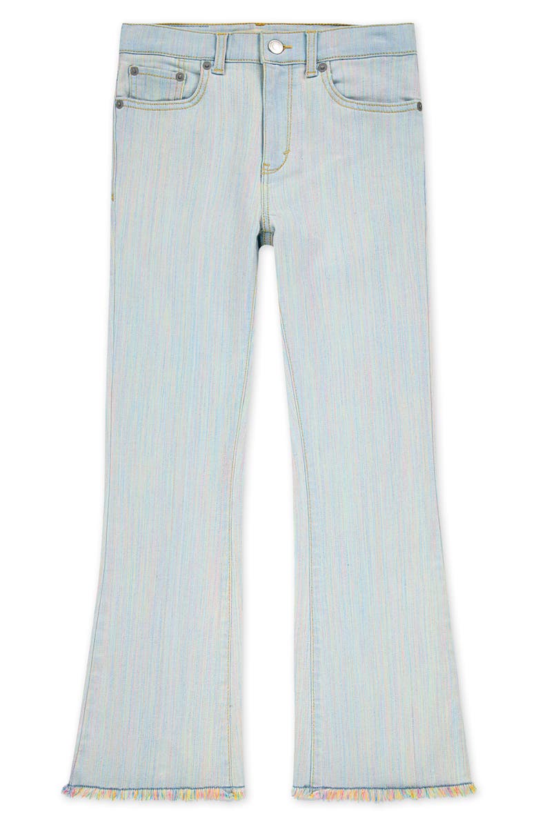 Levi's Kids' Rainbow Stripe Flare Leg Jeans, Main, color, 