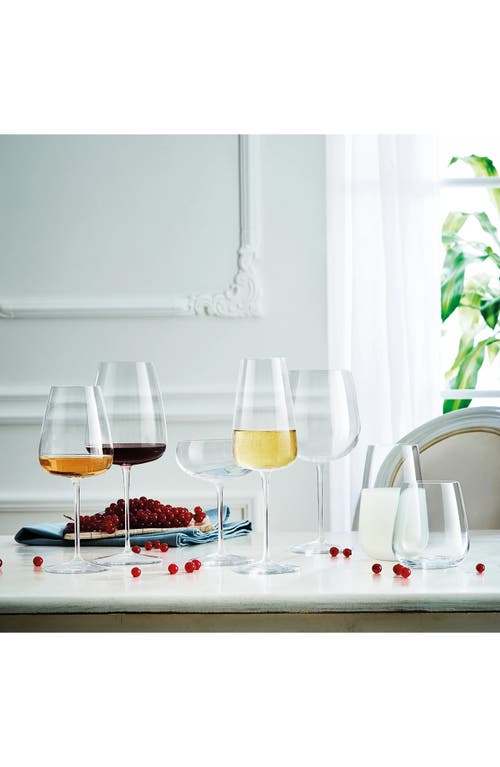 Luigi Bormioli Talismano Set Of 4 Prosecco Glasses In Transparent