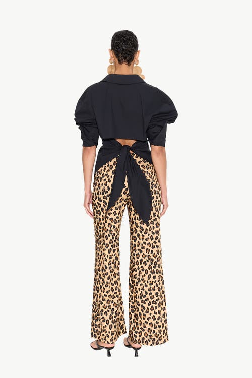 Simonmiller Pia Poplin Pant In Cheetah