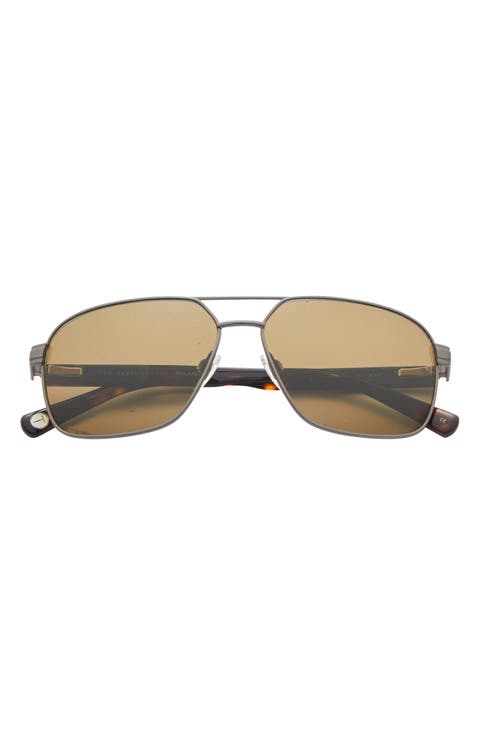 60mm Polarized Navigator Sunglasses