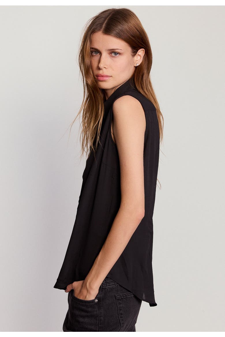 The Signature Sleeveless Shirt, Alternate, color, Black