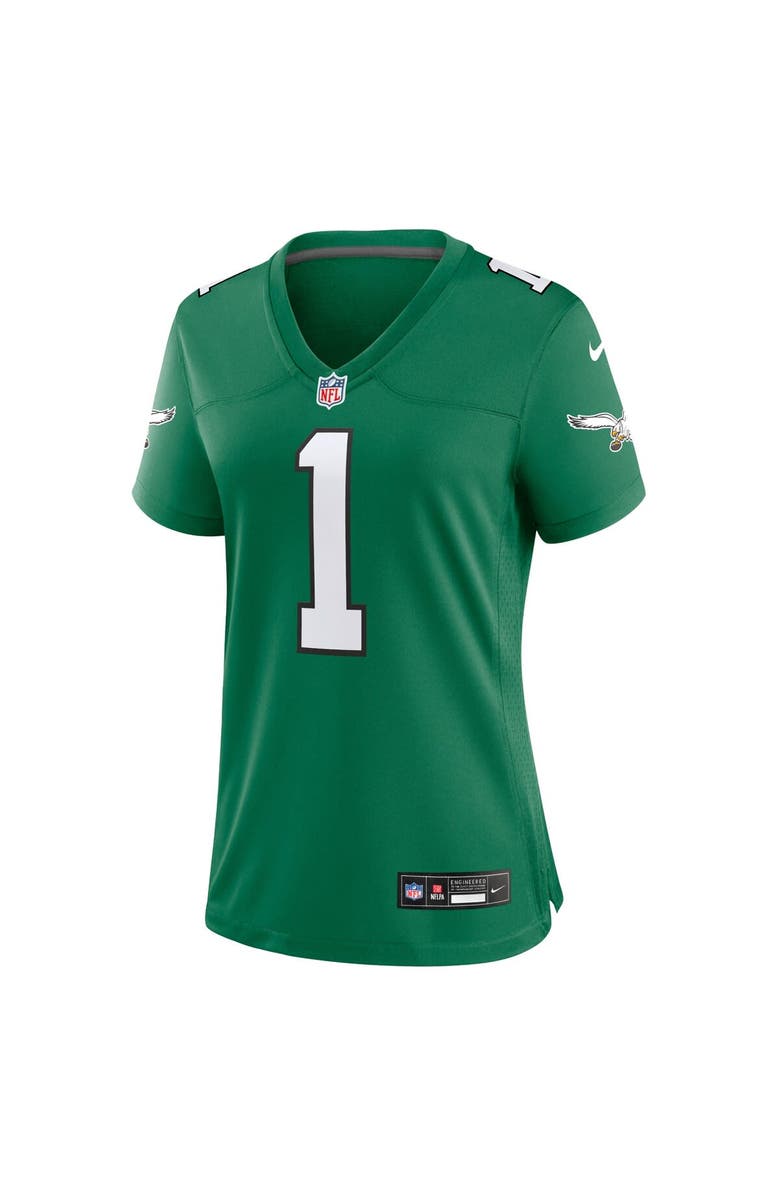 Nike Women's Nike Jalen Hurts Kelly Green Philadelphia Eagles Game Player Jersey, Alternate, color, Kelly Green