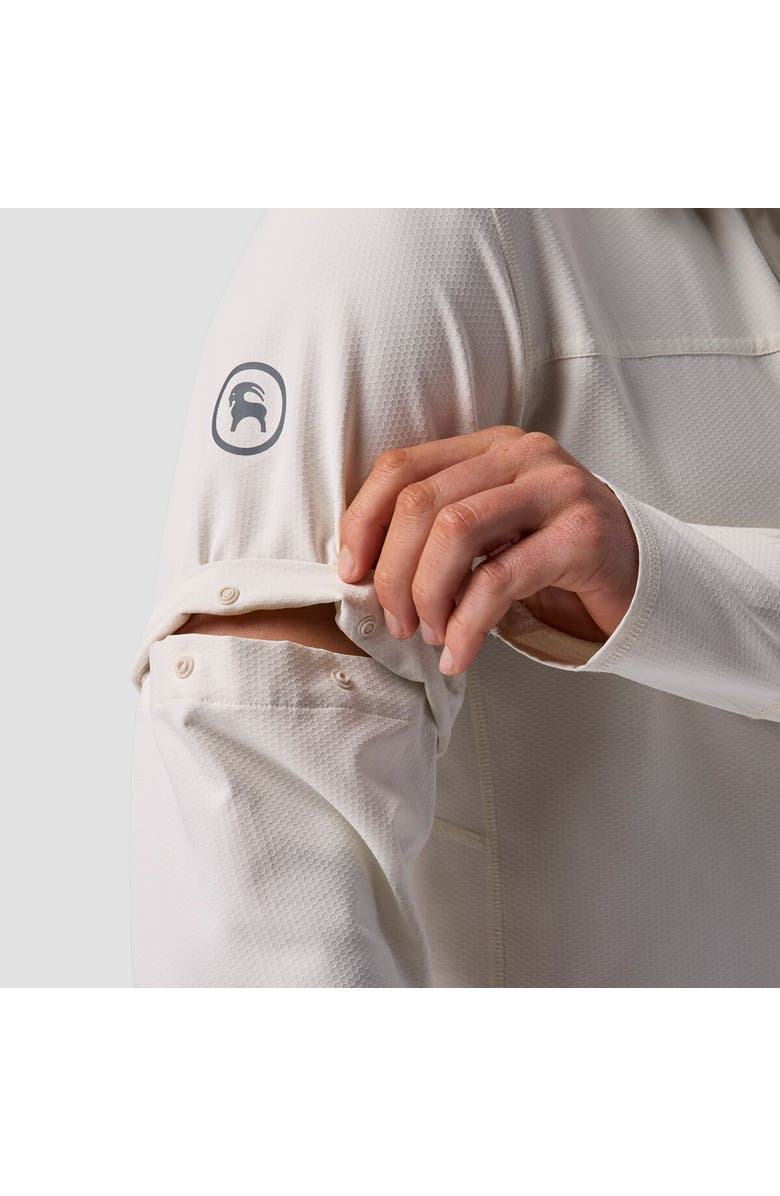 Backcountry Tahoe Woven Convertible Snap-Up Shirt - Men's, Alternate, color, Egret