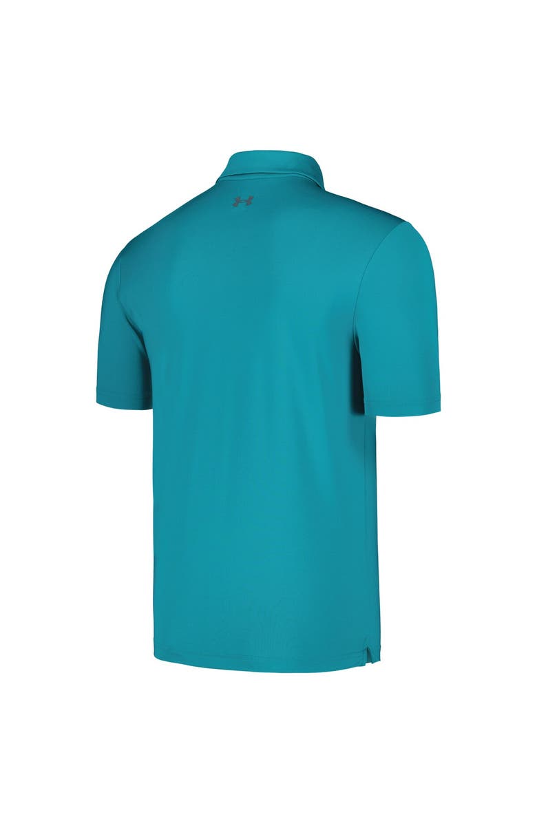 Under Armour Men's Under Armour Teal Coastal Carolina Chanticleers Tee To Green Polo, Alternate, color, 