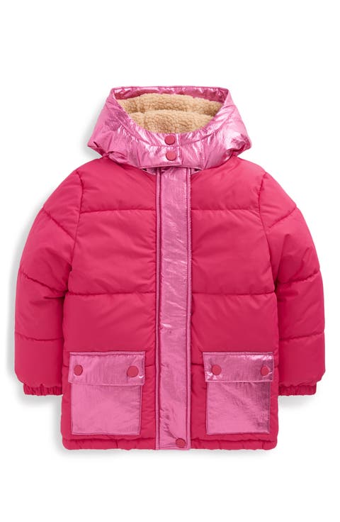 Kids' Metallic Puffer Jacket
