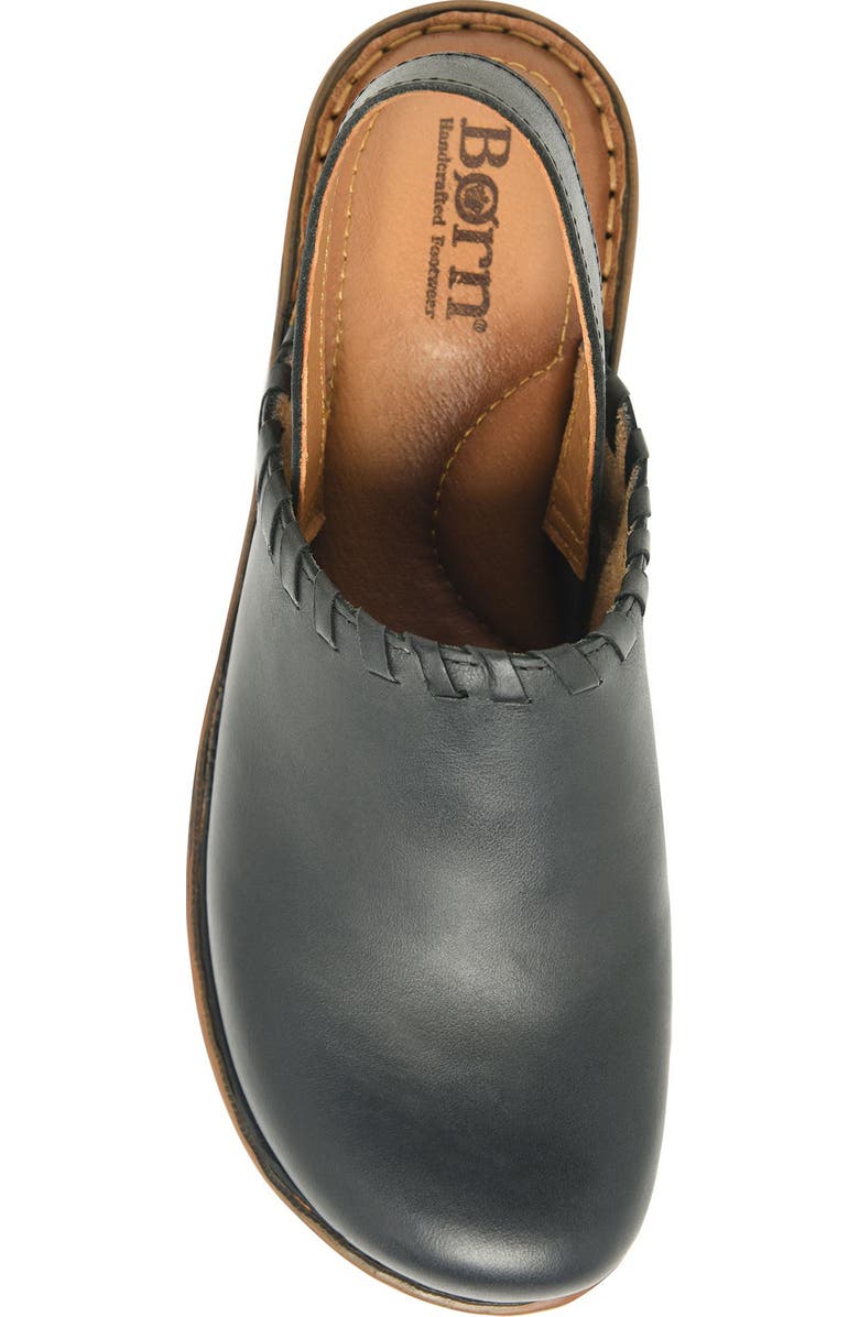 Børn Telly Slingback Clog, Alternate, color, Black Leather