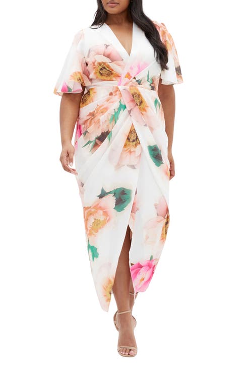 Braelynn Floral Print Maxi Dress