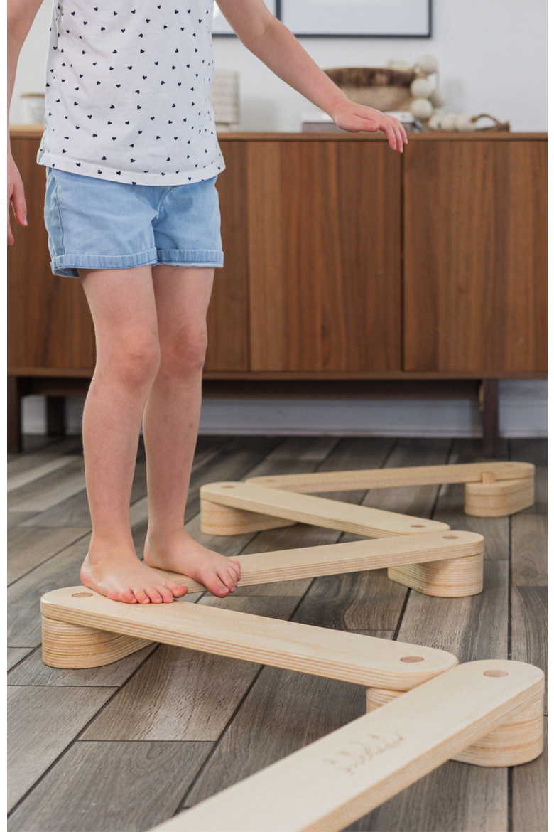 Wooden Balance Beam, Alternate, color, Natural