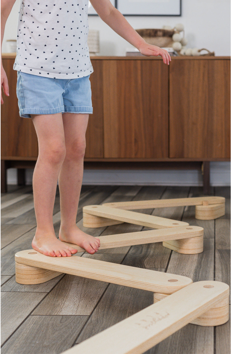 Poppyseed Play Wooden Balance Beam, Alternate, color, Natural