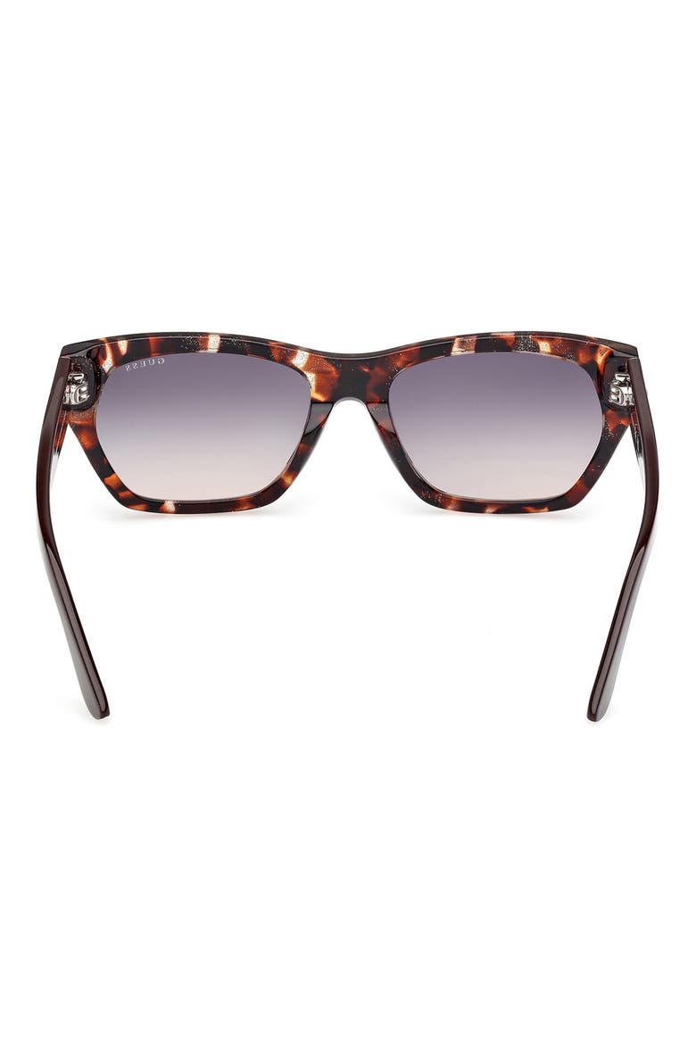 Geometric Sunglasses, Alternate, color, DARK HAVANA / GRADIENT SMOKE