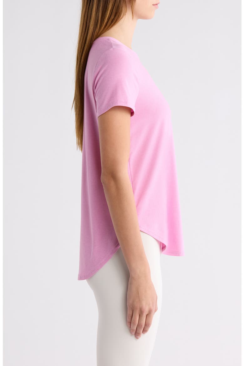 On the Down Low T-Shirt, Alternate, color, PINK HAZE HEATHER