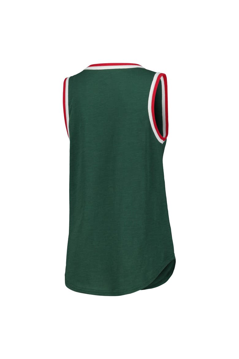 Women's G-III 4Her by Carl Banks Green Minnesota Wild Strategy Tank Top, Alternate, color, Green