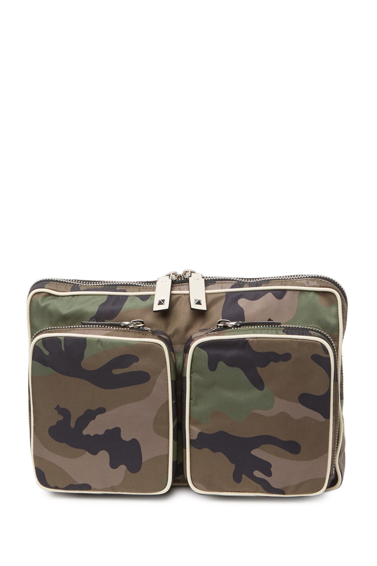 Valentino Camo Briefcase, Main, color, 
