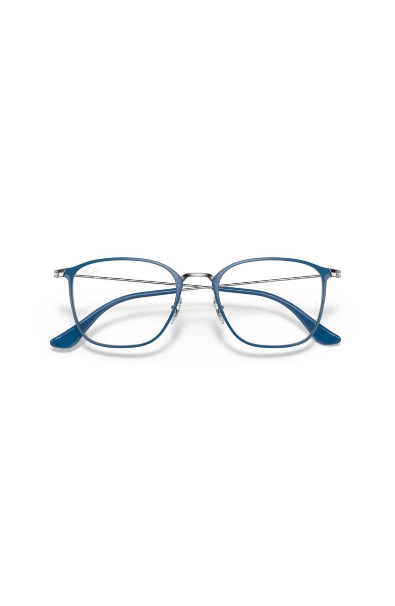 Ray-Ban 51mm Square optical glasses, Alternate, color, Blue