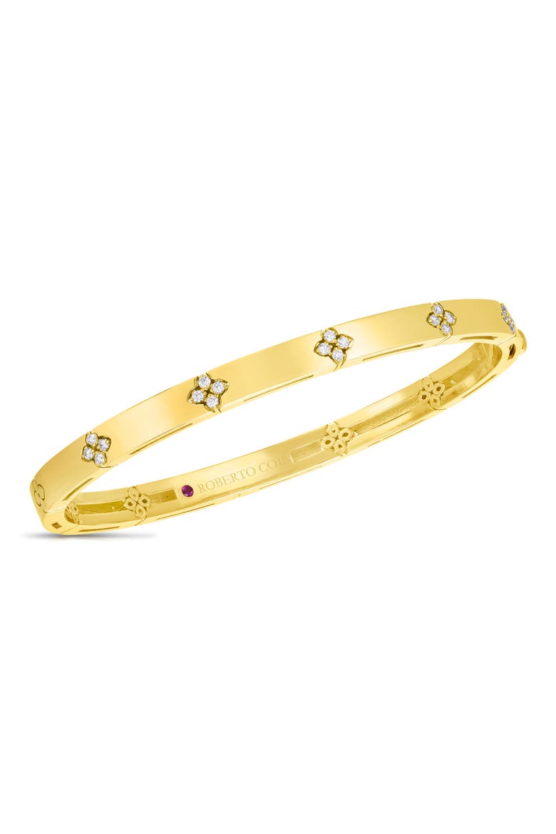 Verona Bangle Bracelet, Main, color, YG