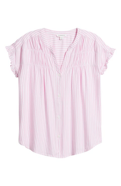 Monaka Smocked Frill Top