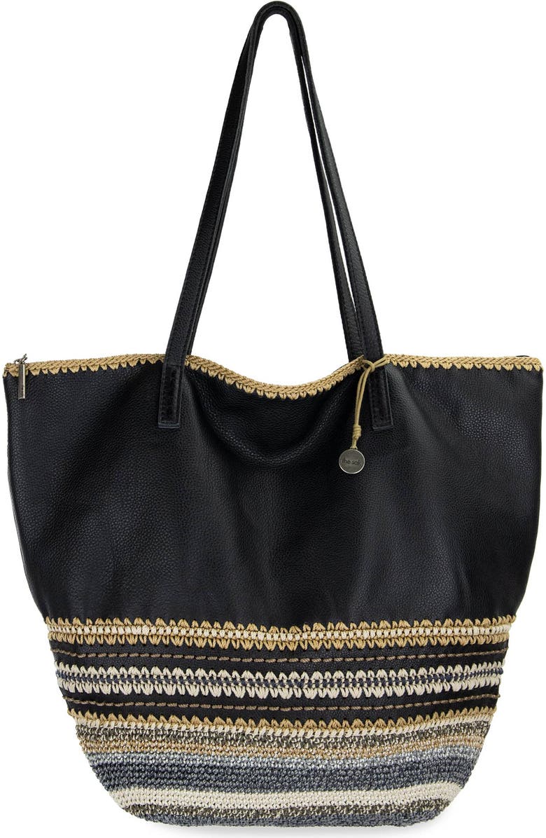 The Sak Faye Tote Bag, Main, color, Black Seminyak