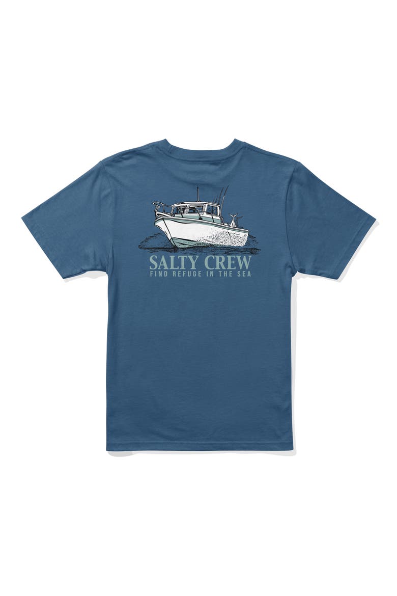 Kids' Throttle Graphic T-Shirt, Alternate, color, CAST BLUE