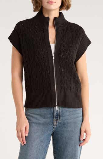 Vince Camuto Pointelle Turtleneck Sweater