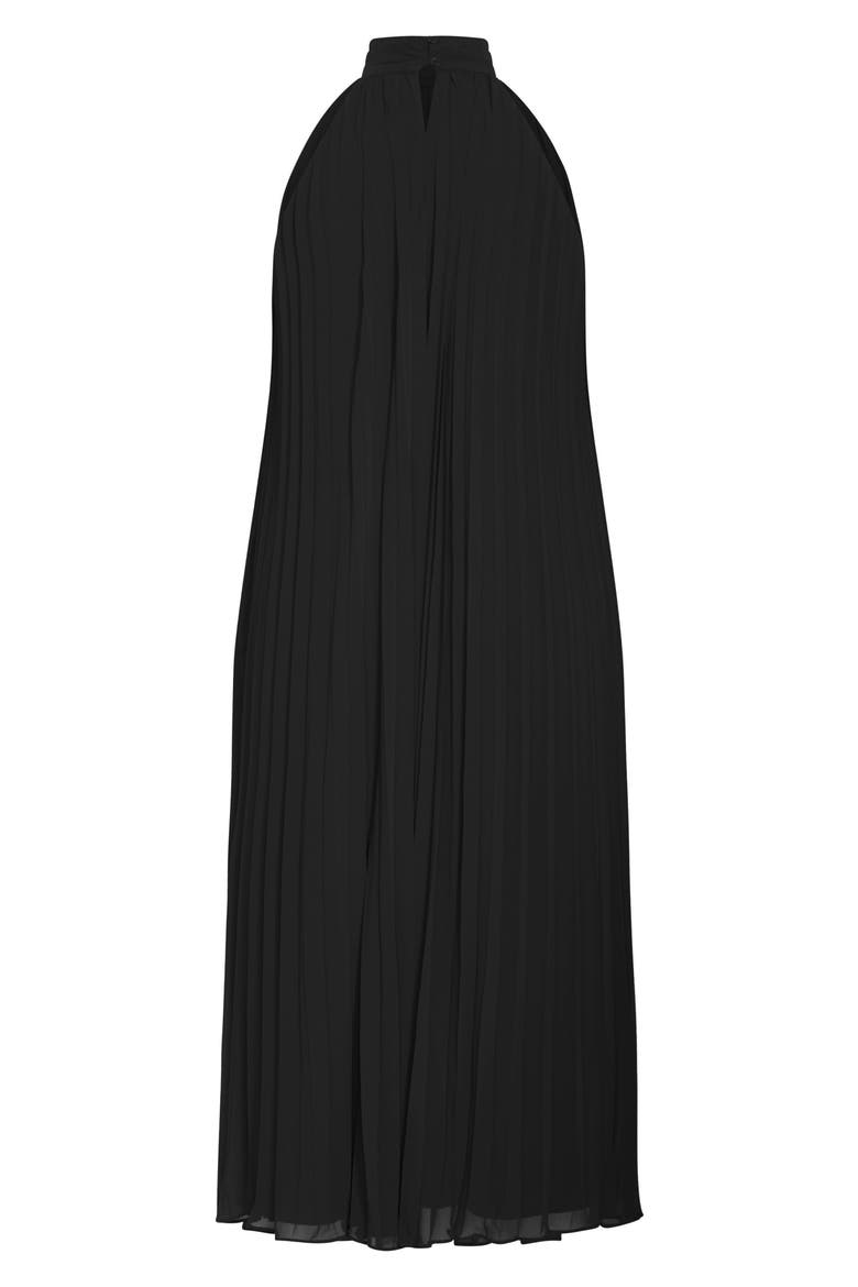 Aida Sleeveless Maxi Dress, Alternate, color, BLACK