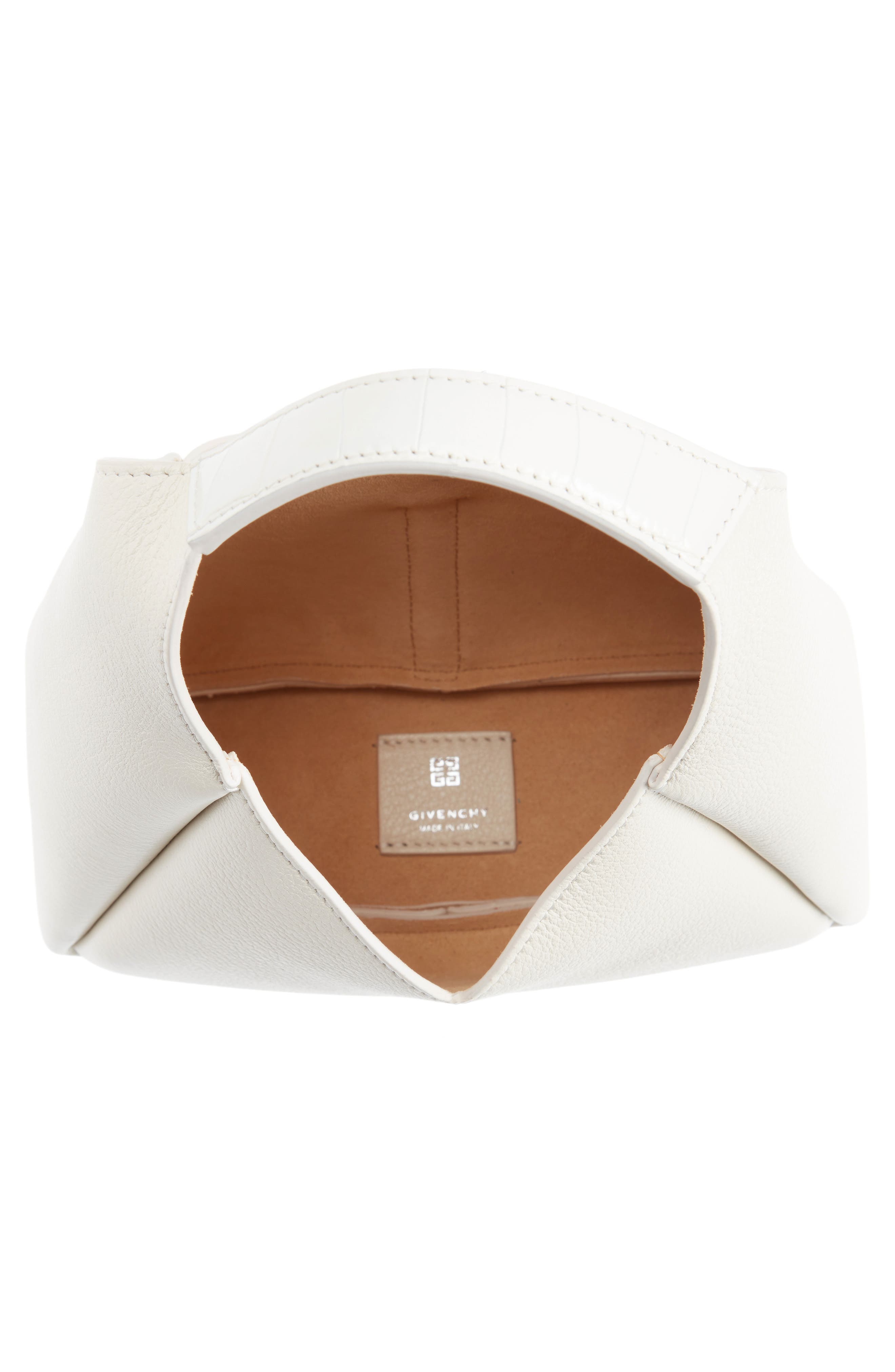Mini G-Lock Leather Hobo, Alternate, color, IVORY