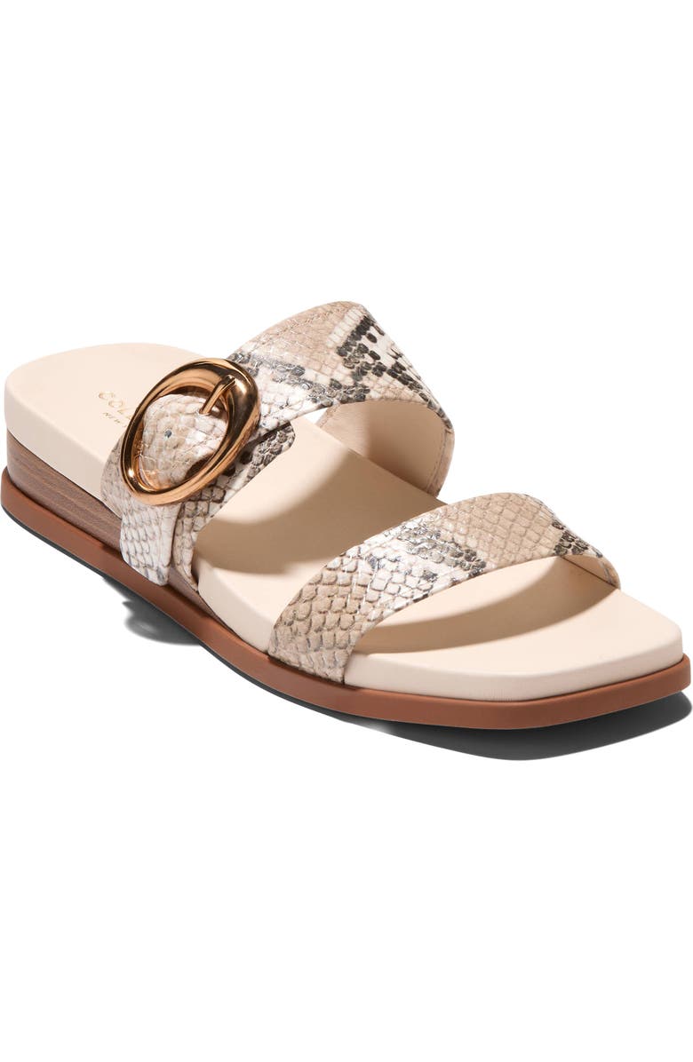 Cole Haan Oaklynn Wedge Sandal, Main, color, Mojave Snake Print Leather