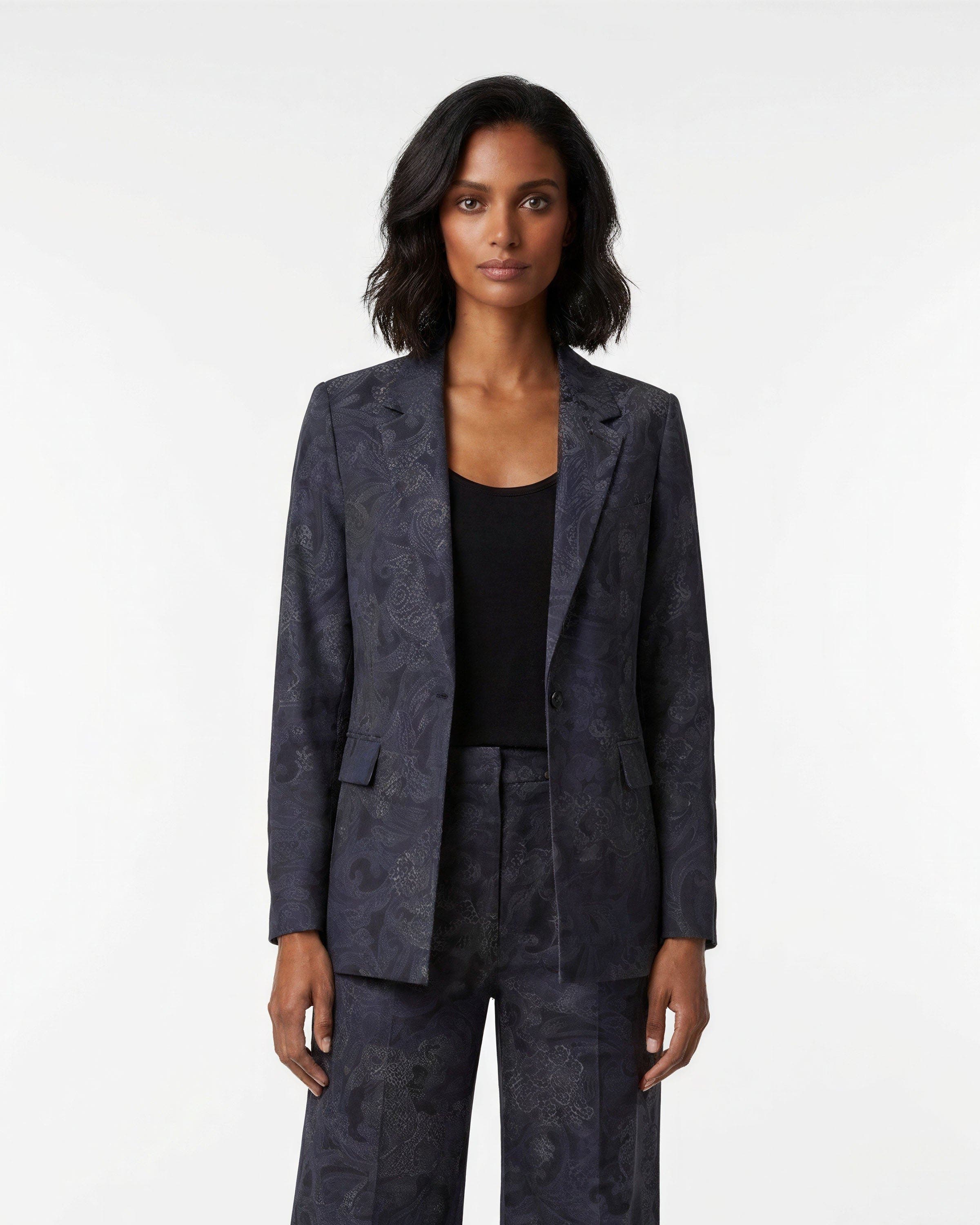 Paisley Explosion Womens Tailored Blazer - image 2