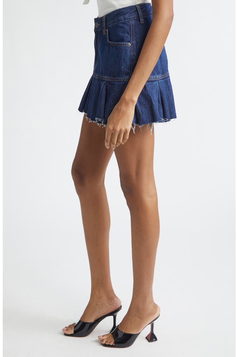 Reen Denim Skirt, Alternate, color, DENIM